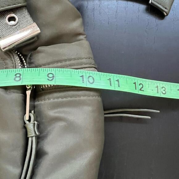 Madden NYC Women's Buckle Olive Green Backpack - Picture 6 of 7